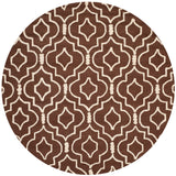 Safavieh Clearance Cambridge CAM141H Dark Brown Rug