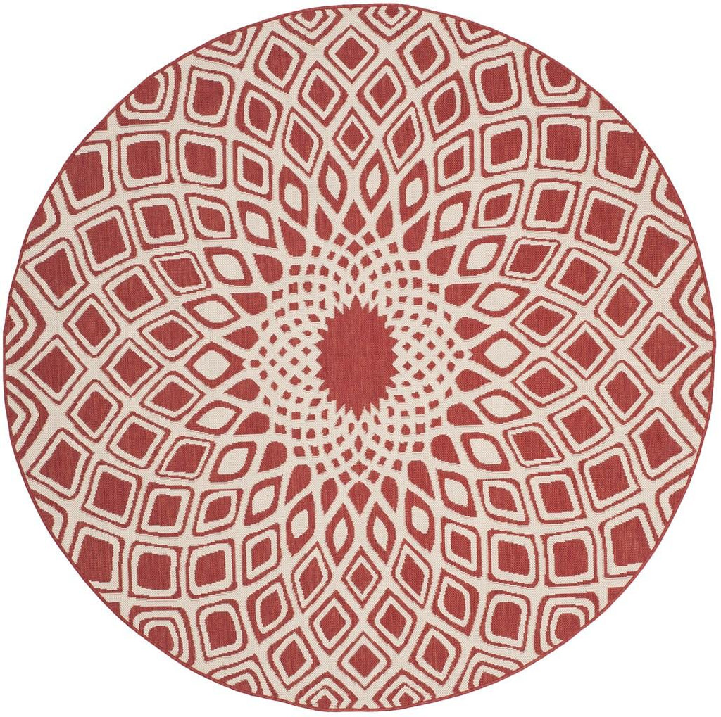 Safavieh Clearance Courtyard CY6616-23821 Red Rug