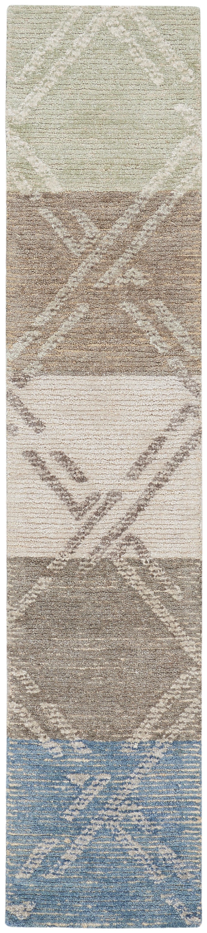 nourison venosa vsn01 green ivory rug