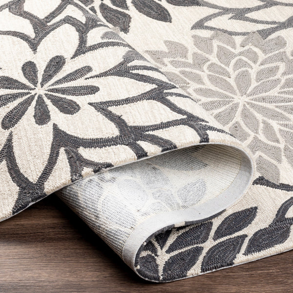 surya rain rai 1281 charcoal rug