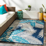 surya rain rai 1282 navy rug