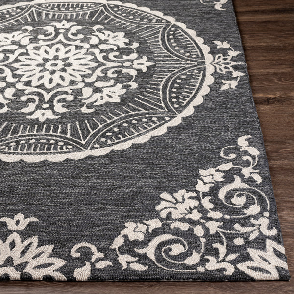 surya rain rai 1283 charcoal rug