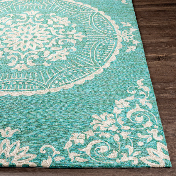 surya rain rai 1284 aqua rug