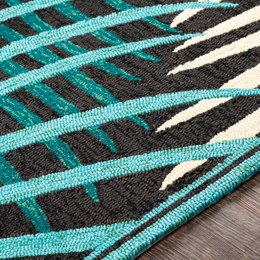surya rain rai 1285 black rug