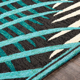 surya rain rai 1285 black rug