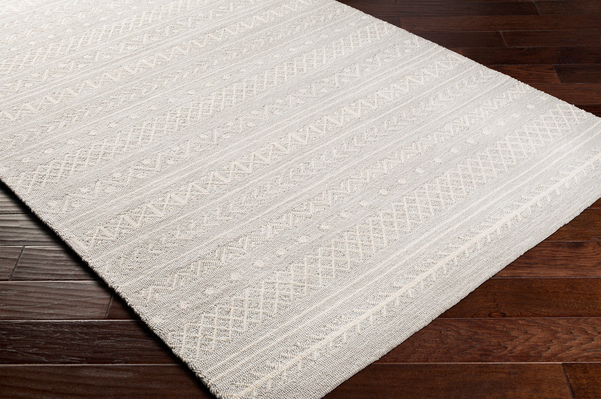 surya rain rai 1288 white rug
