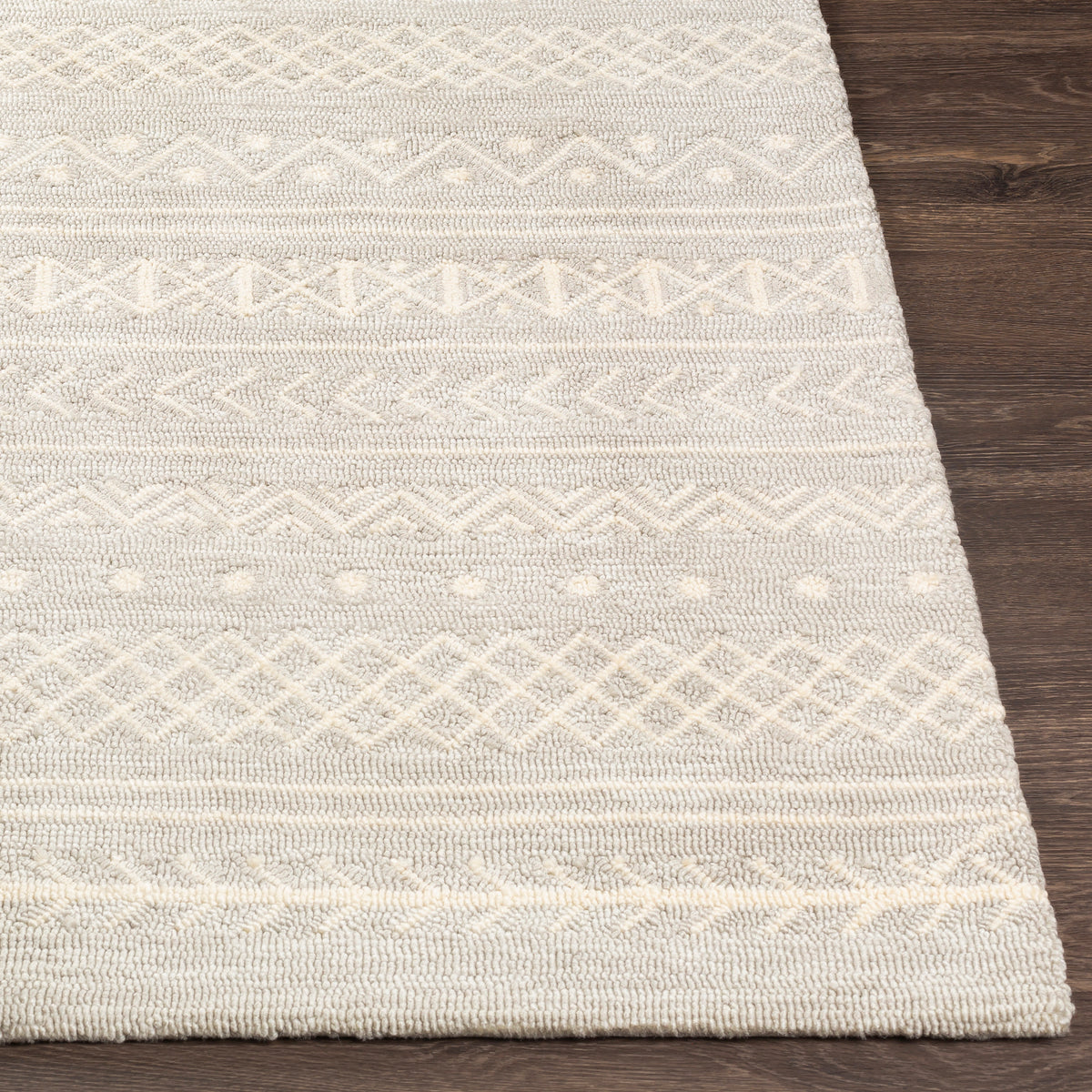 surya rain rai 1288 white rug