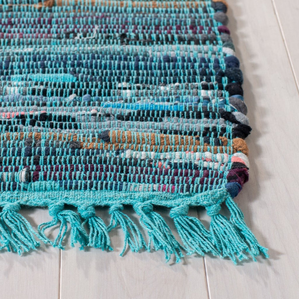 safavieh clearance rag rug rar121b blue rug