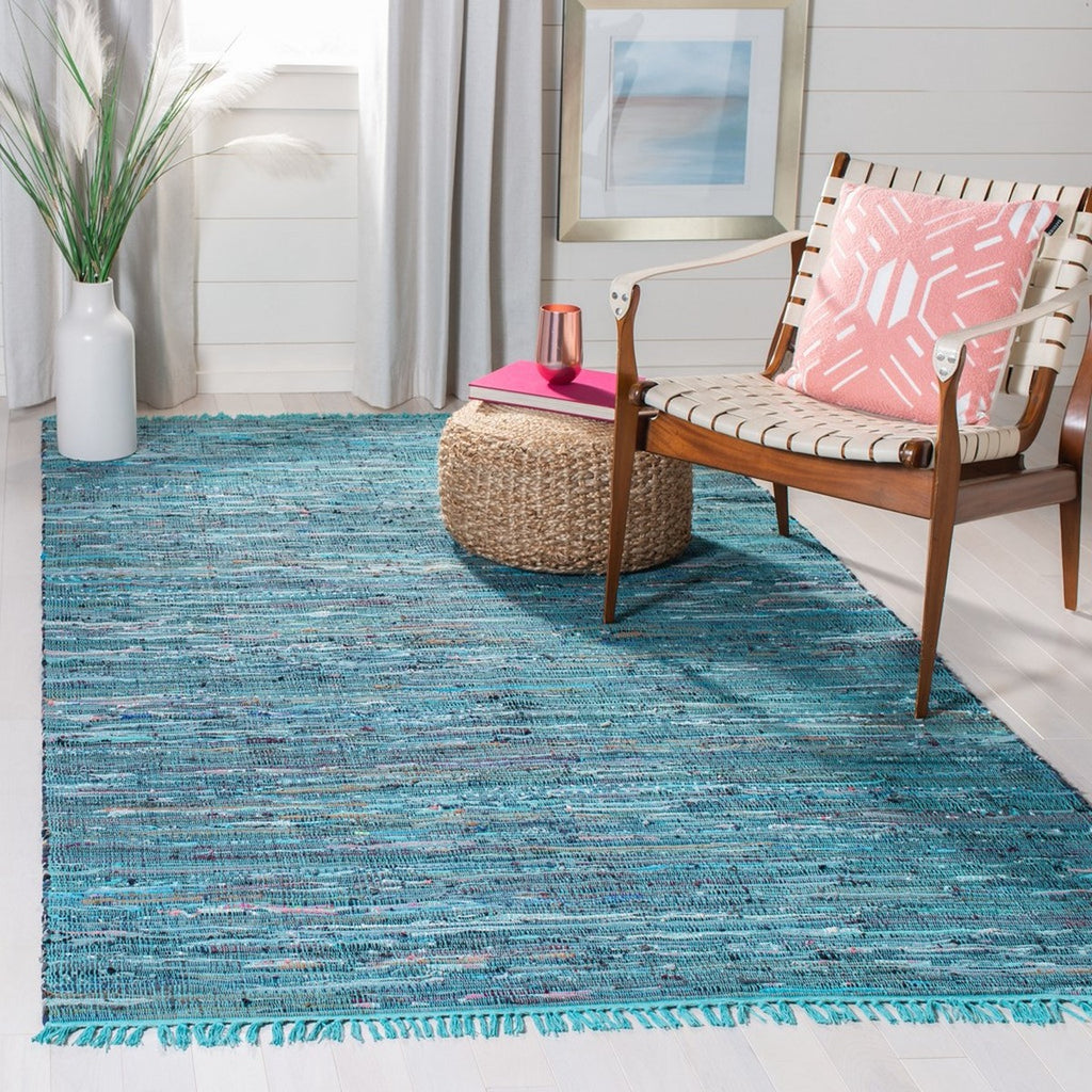 safavieh clearance rag rug rar121b blue rug