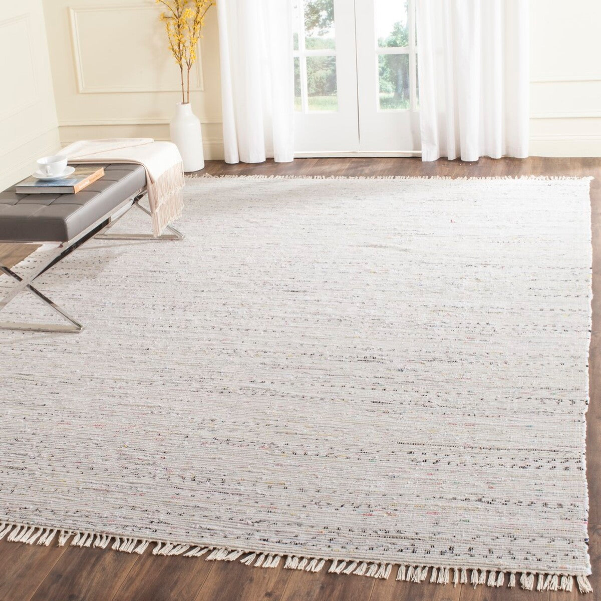 safavieh clearance rag rug rar121g white rug