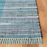 safavieh clearance rag rug rar122m light blue rug