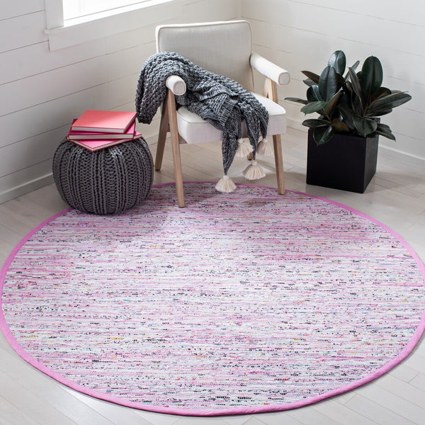safavieh clearance rag rug rar125e light pink rug