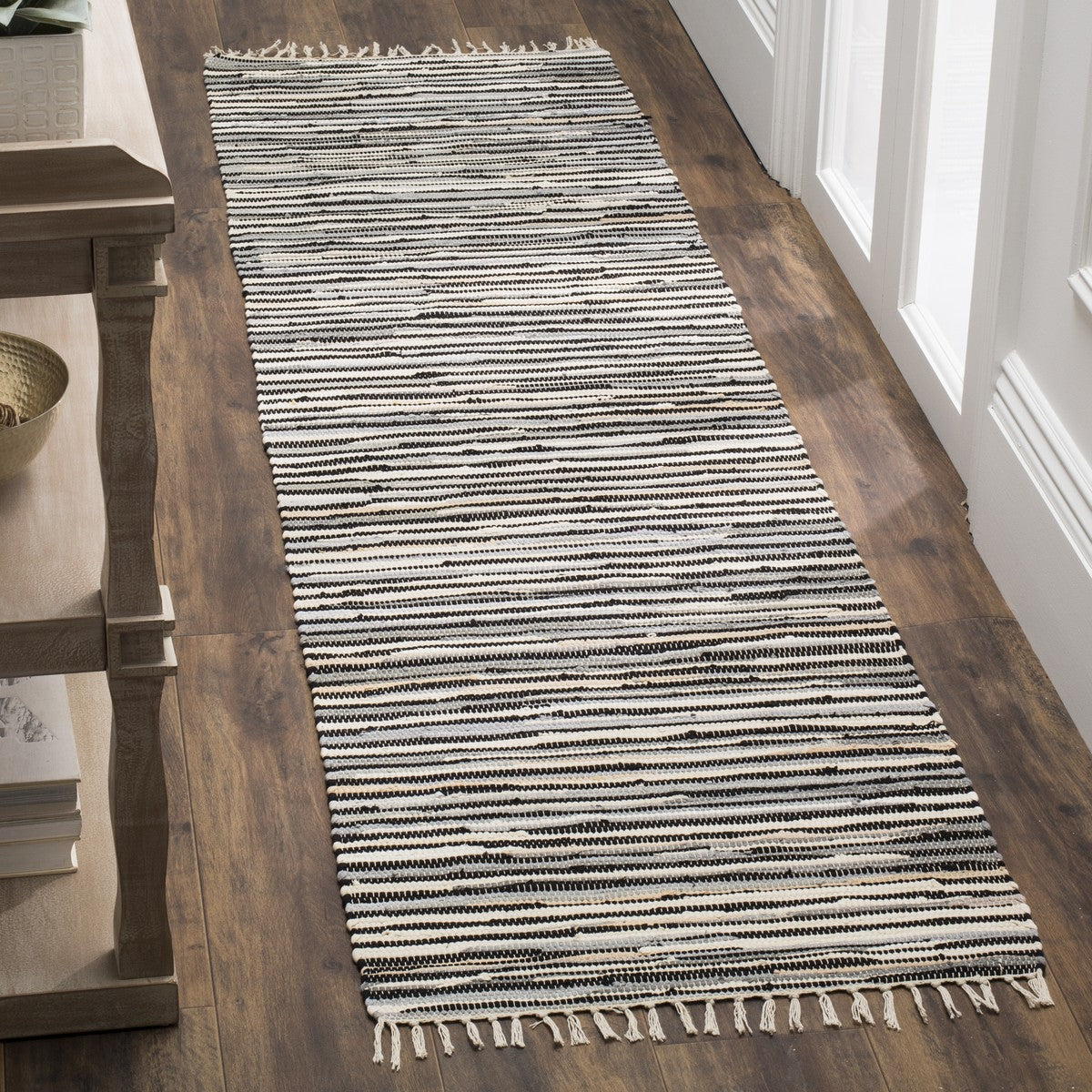 safavieh clearance rag rug rar129q black rug