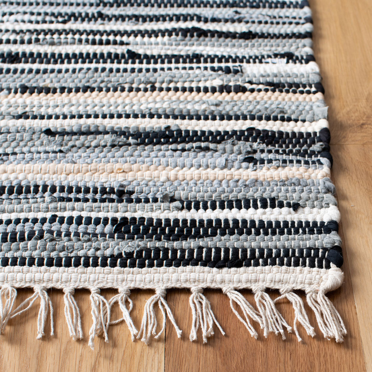 safavieh clearance rag rug rar129q black rug
