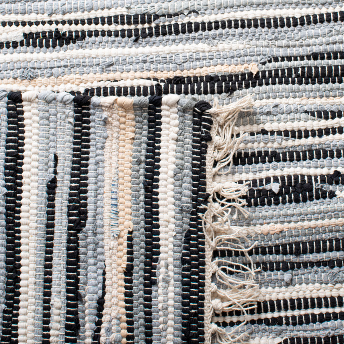 safavieh clearance rag rug rar129q black rug