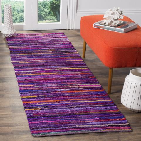 safavieh clearance rag rug rar240c purple rug