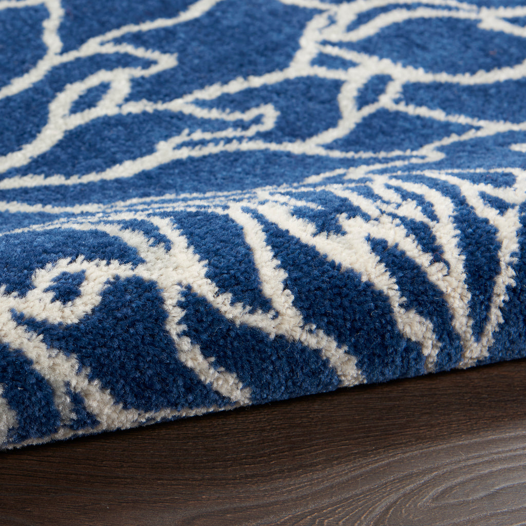 nourison passion psn17 navy ivory rug
