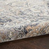 nourison moroccan celebration ki381 navy rug