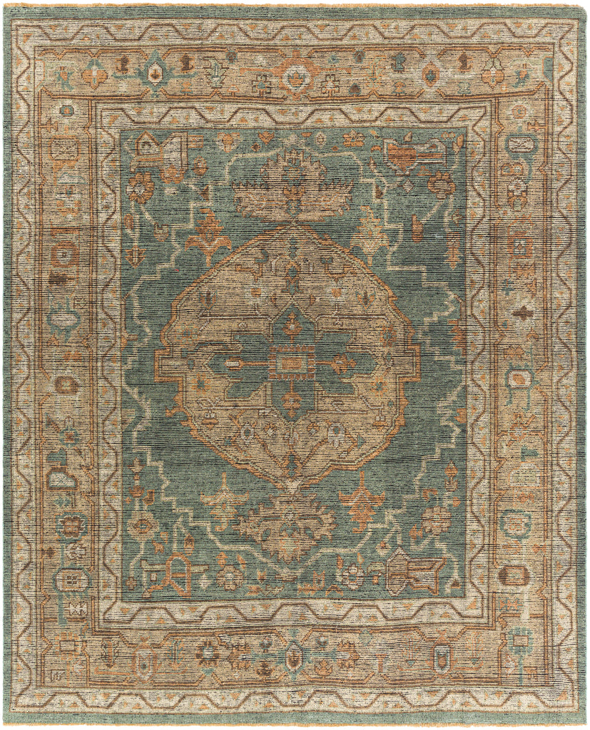 surya reign reg 2304 dark green rug