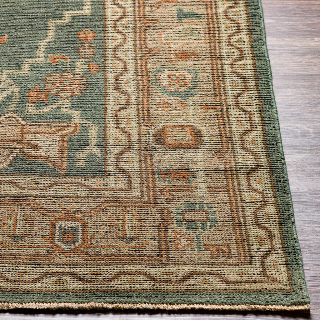 surya reign reg 2304 dark green rug