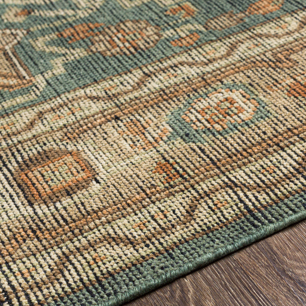 surya reign reg 2304 dark green rug