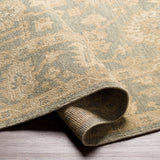 surya reign reg 2306 dark green rug