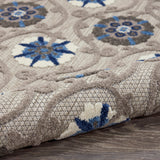 nourison aloha alh19 grey blue rug