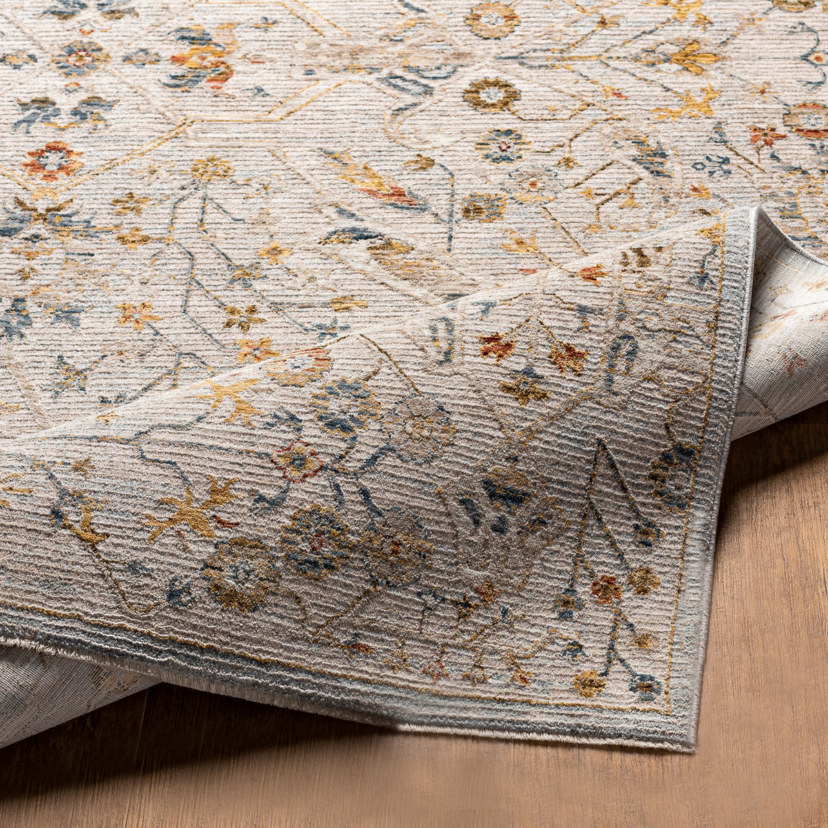 surya reina ren 2302 light gray rug