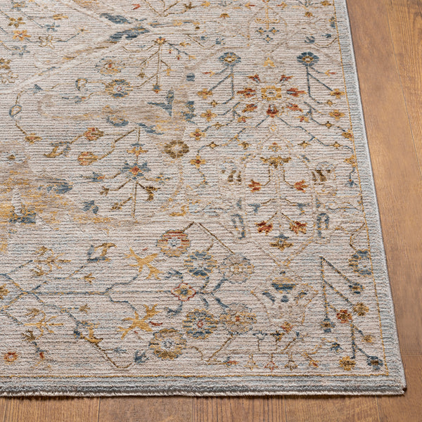 surya reina ren 2302 light gray rug