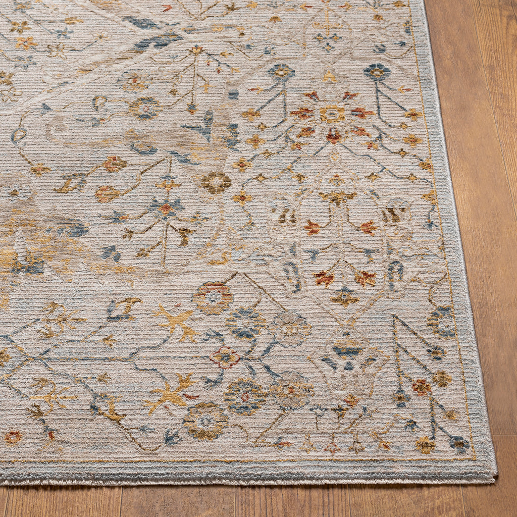 surya reina ren 2302 light gray rug