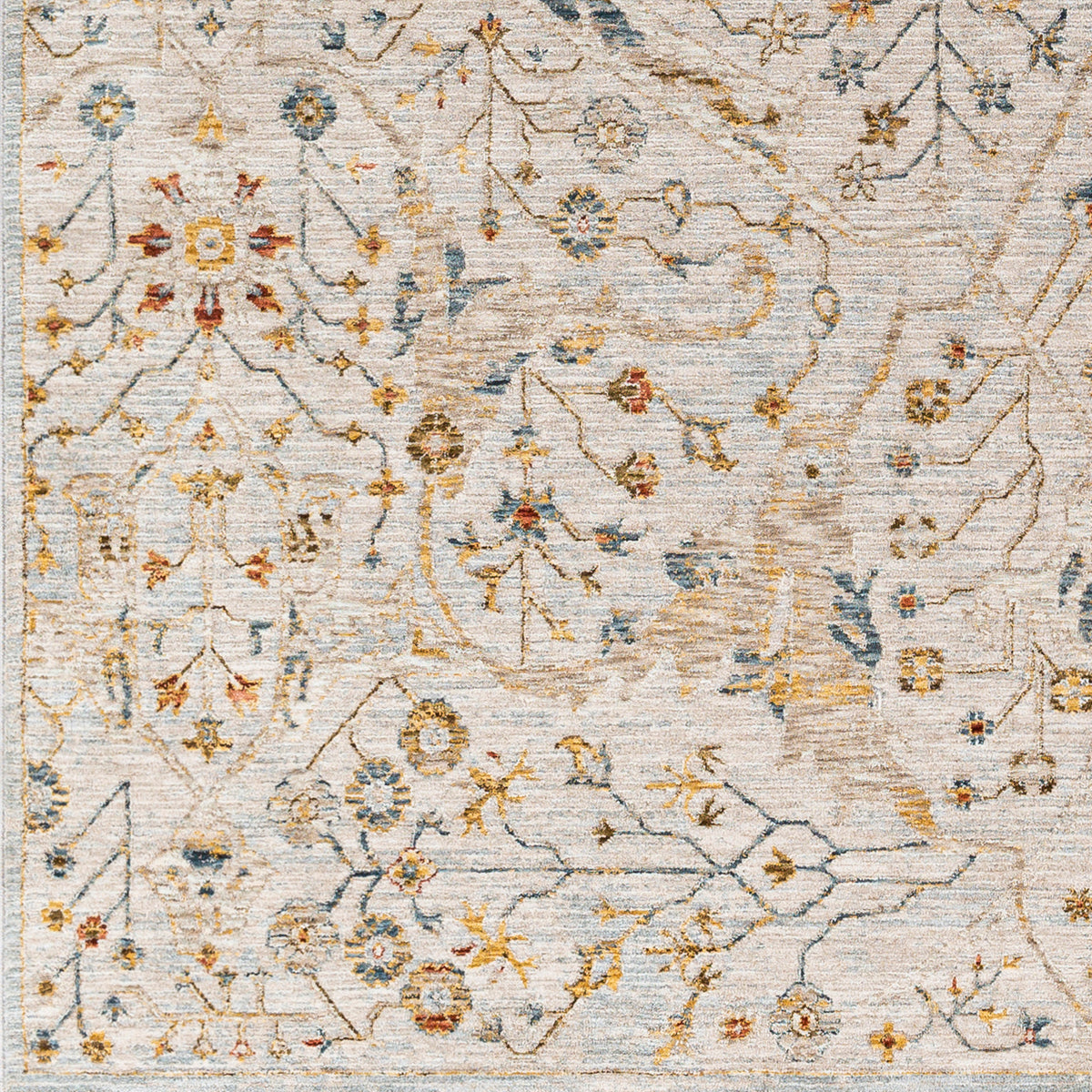 surya reina ren 2302 light gray rug