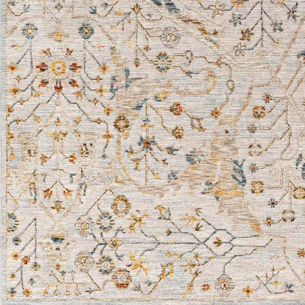 surya reina ren 2302 light gray rug