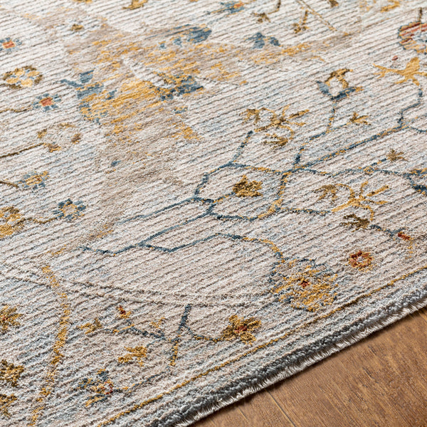 surya reina ren 2302 light gray rug