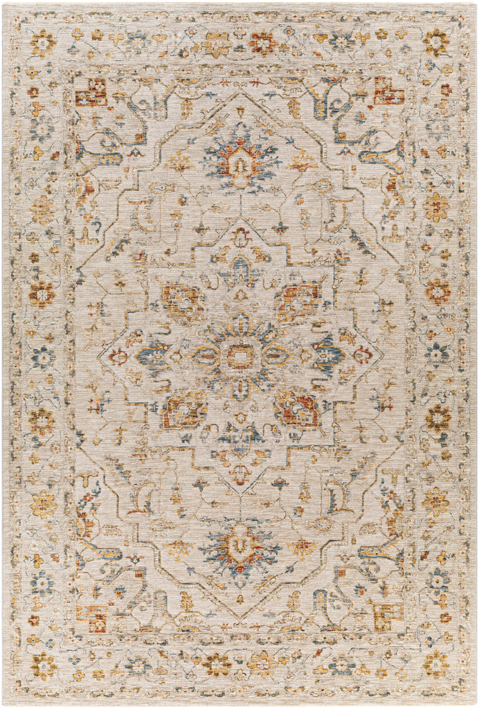 surya reina ren 2303 light gray rug
