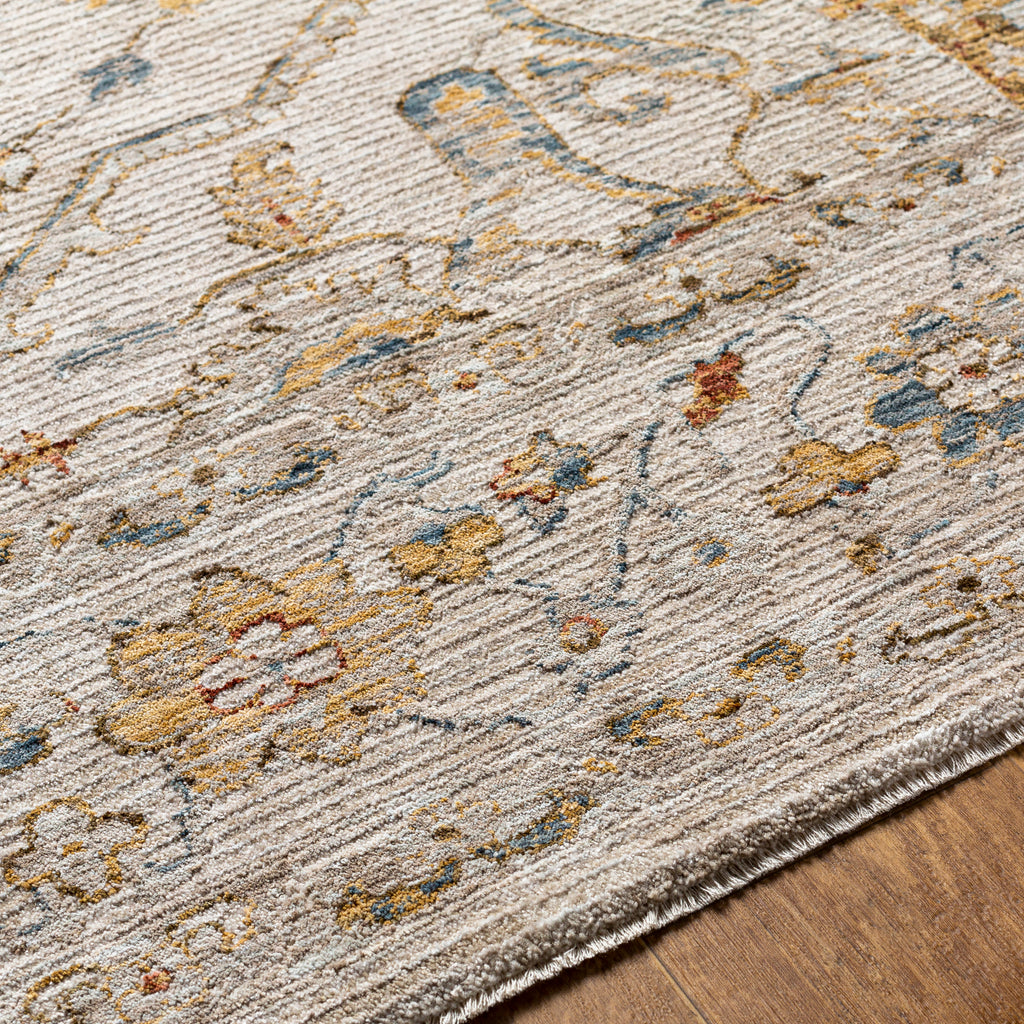 surya reina ren 2303 light gray rug