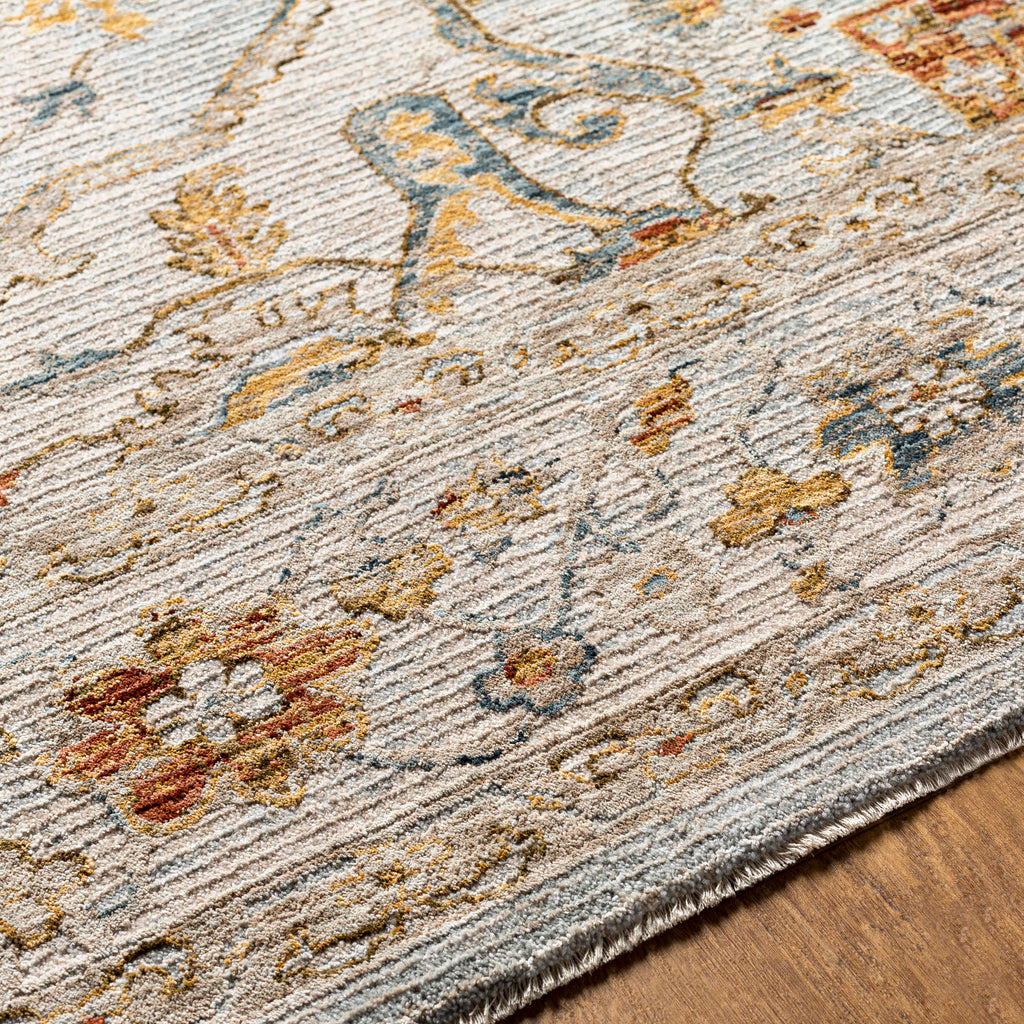 surya reina ren 2304 light gray rug