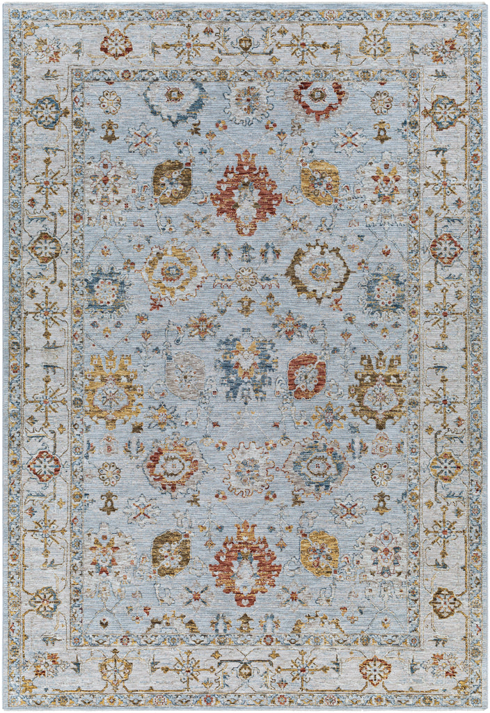 surya reina ren 2306 light gray rug