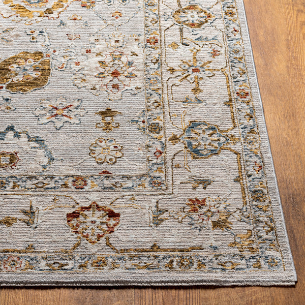 surya reina ren 2307 light gray rug