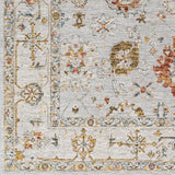 surya reina ren 2307 light gray rug