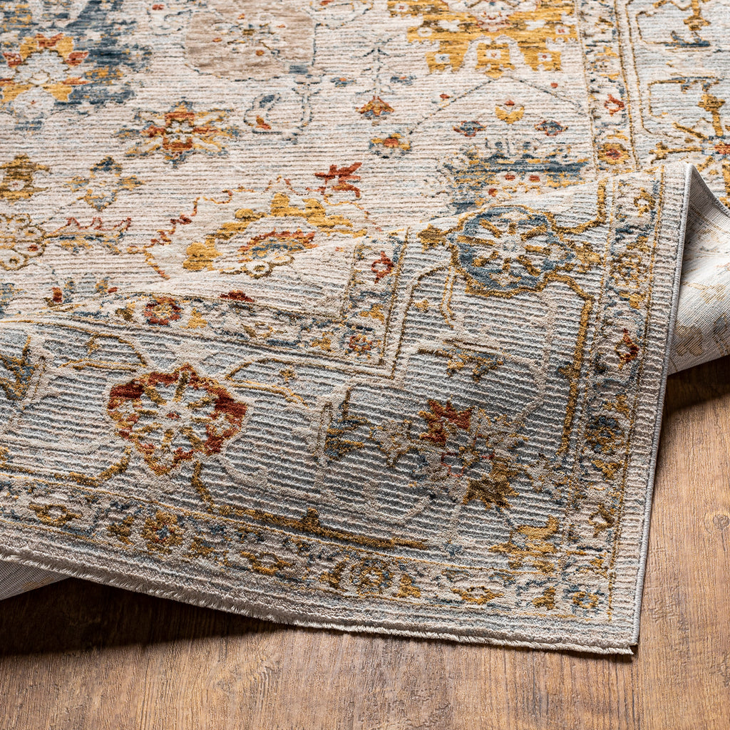surya reina ren 2309 light gray rug