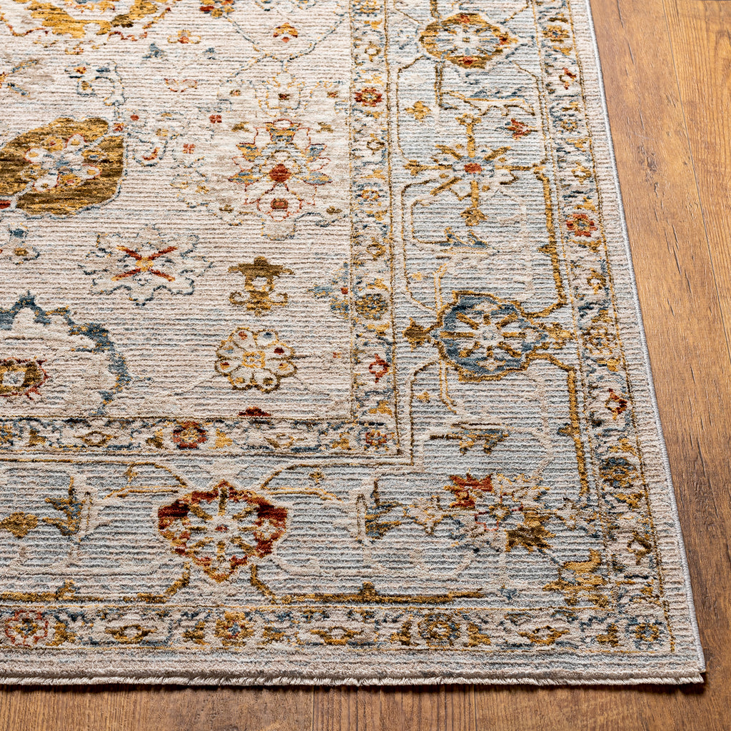 surya reina ren 2309 light gray rug