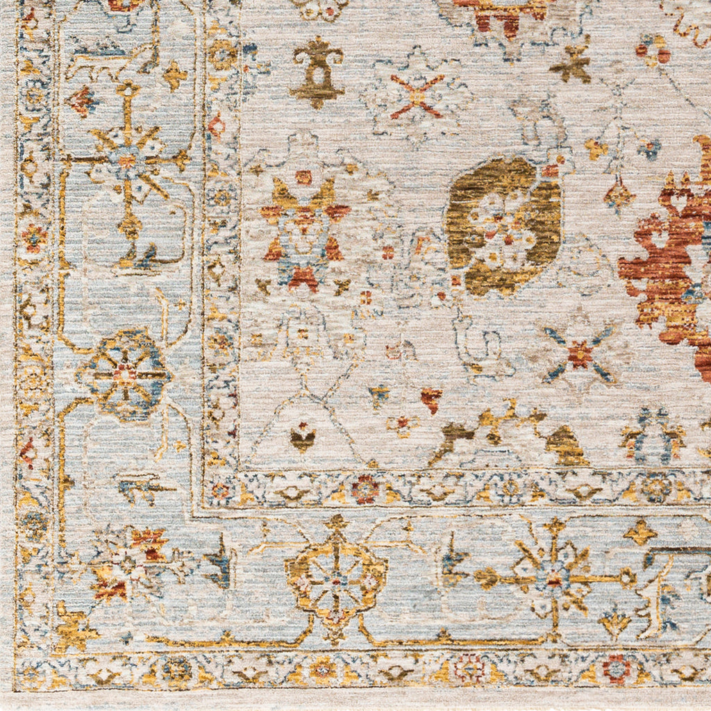 surya reina ren 2309 light gray rug