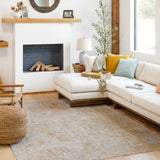 surya reina ren 2310 light gray rug