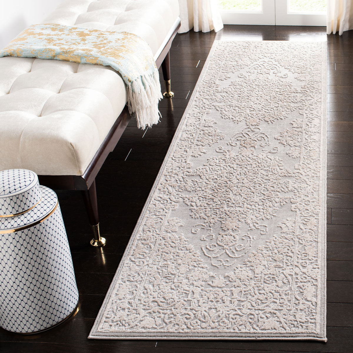 safavieh clearance reflection rft664c light grey rug