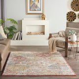 nourison soraya sor01 terracotta multicolor rug