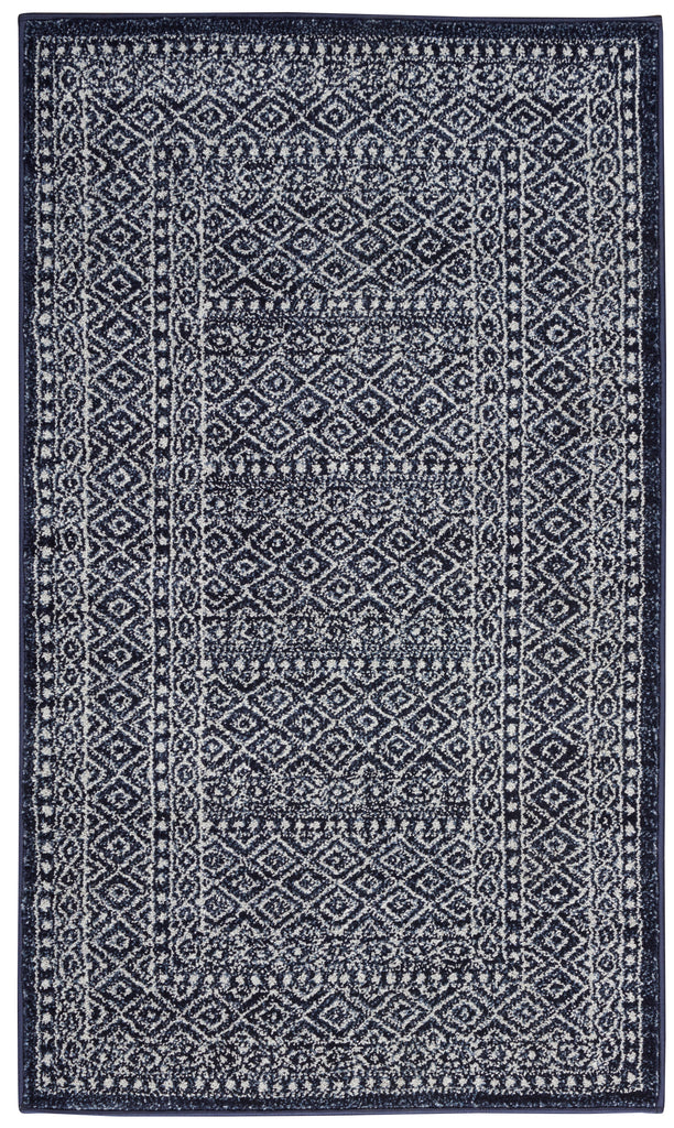 nourison palermo pmr04 navy grey rug
