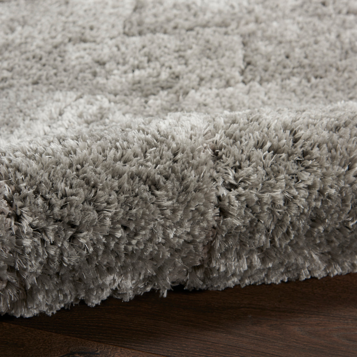 nourison dreamy shag drs03 grey rug