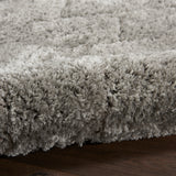 nourison dreamy shag drs03 grey rug