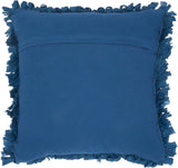 nourison shag dl658 navy pillow