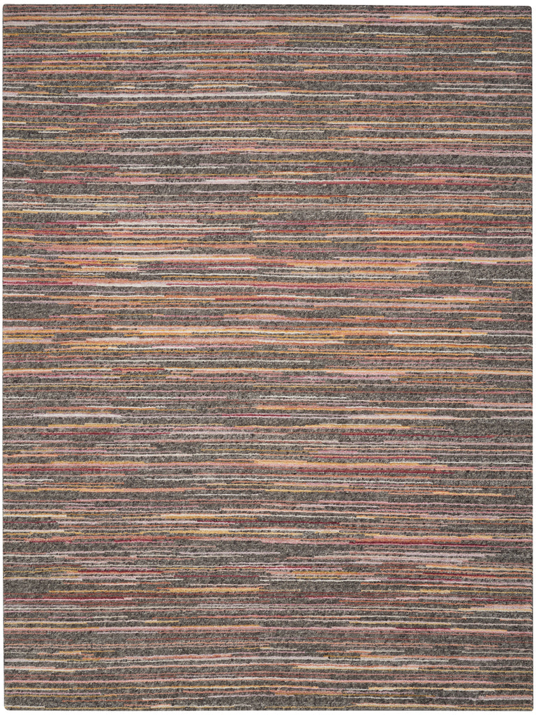 nourison plateau pae01 grey flame rug